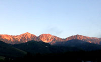 当館から見る白馬三山